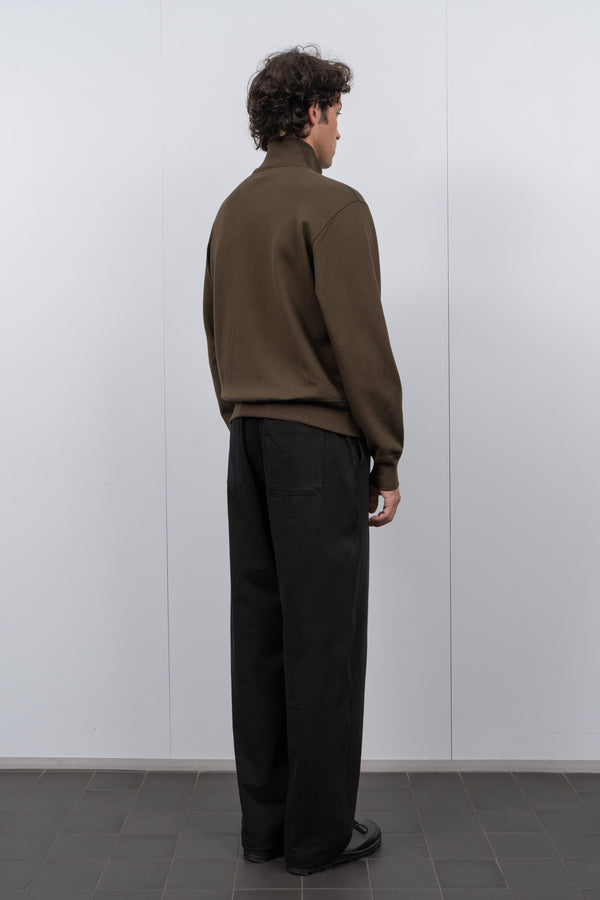 Lady White Co. MESH FULL ZIP - BLACK OLIVE