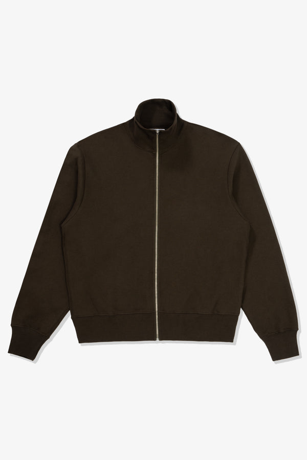 lady white co. MESH FULL ZIP - BLACK OLIVE