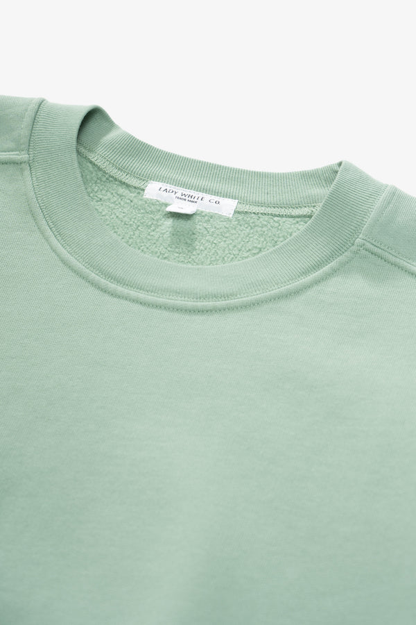 Lady White Co. MINI CREWNECK - INVERNESS GREEN