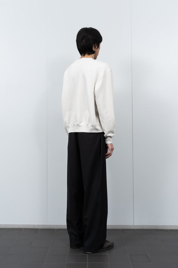 Lady White Co. MINI CREWNECK - OFF WHITE