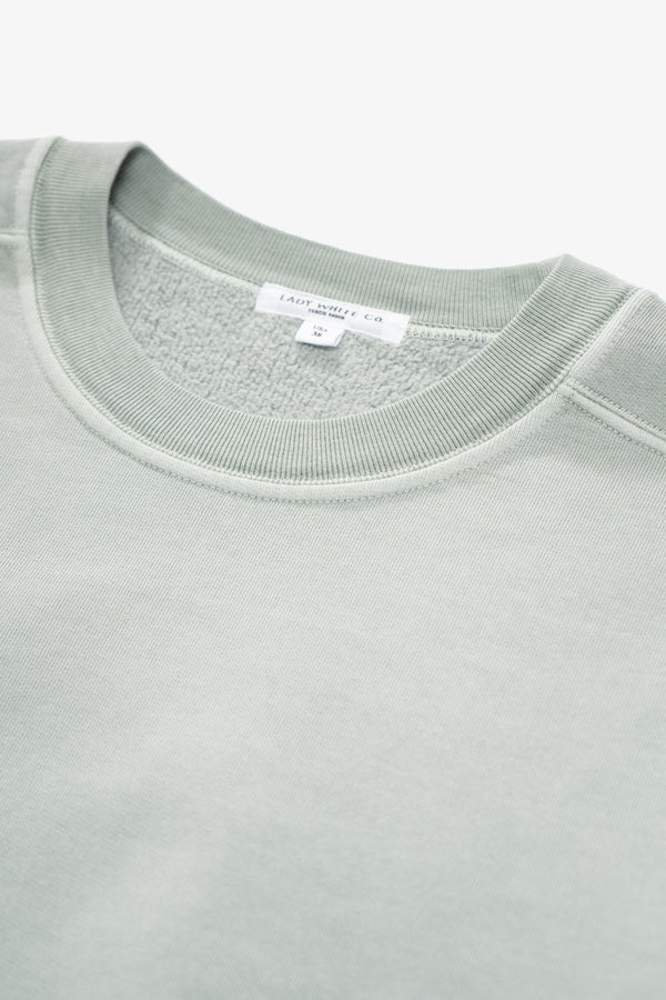 Lady White Co. MINI CREWNECK - PIGMENT MINERAL