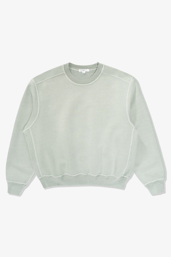 lady white co. MINI CREWNECK - PIGMENT MINERAL