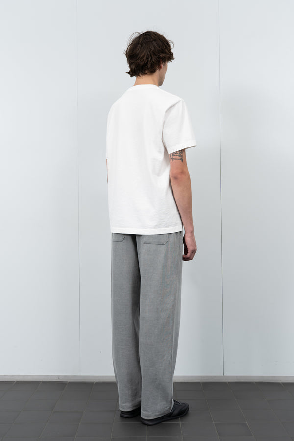 Lady White Co. MUNICIPAL POCKET T-SHIRT - WHITE