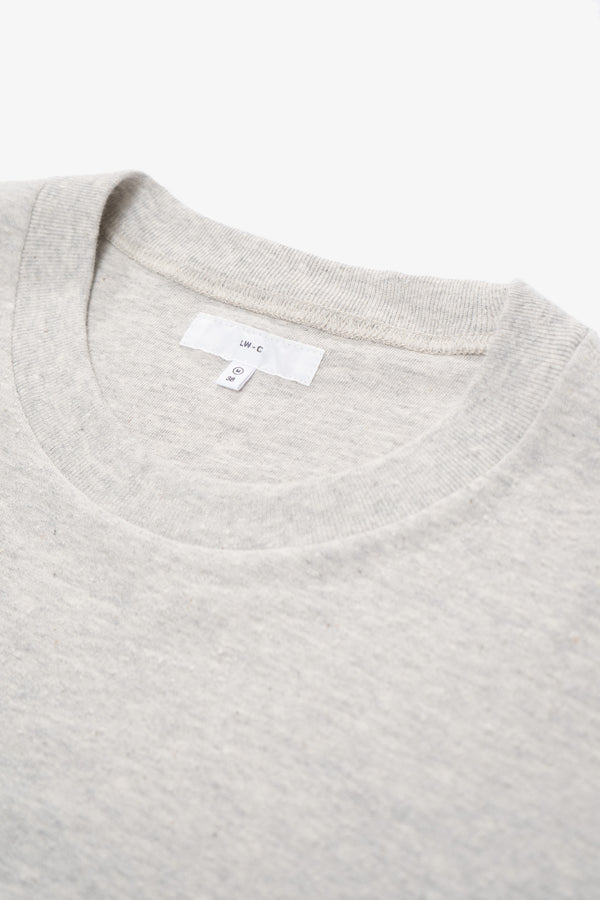 Lady White Co. NEP T-SHIRT - GREY MELANGE