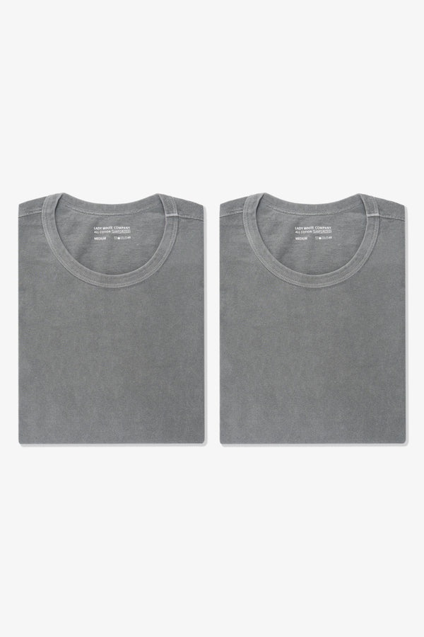 lady white co. OUR T-SHIRT 2-PACK - PIGMENT KELP