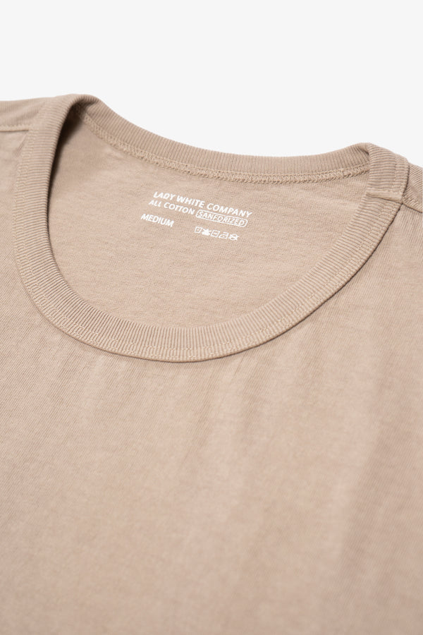 Lady White Co. OUR T-SHIRT - SAND