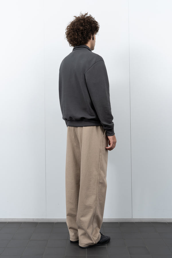 Lady White Co. QUARTER ZIP SWEATSHIRT - FADED BLACK