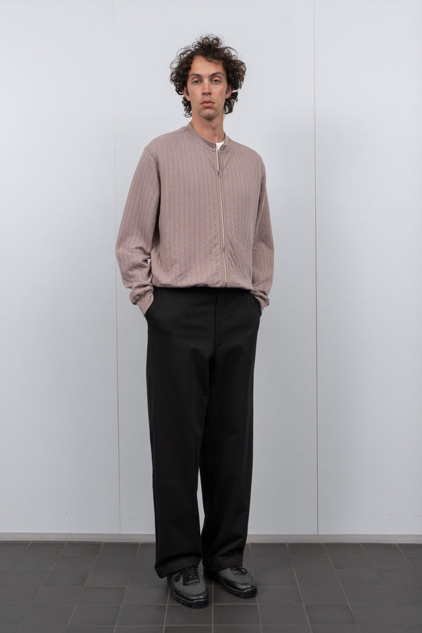 Lady White Co. QUILTED ZIP UP - PALE PURPLE