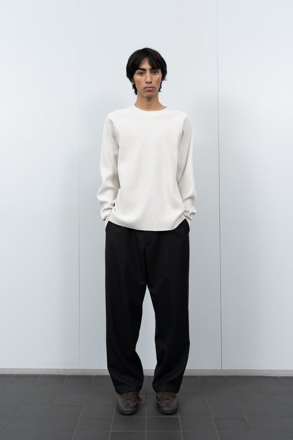 Lady White Co. RAGLAN THERMAL - OFF WHITE