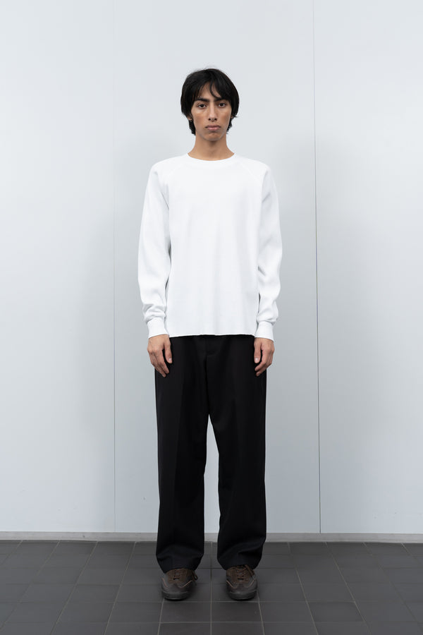 Lady White Co. RAGLAN THERMAL - WHITE