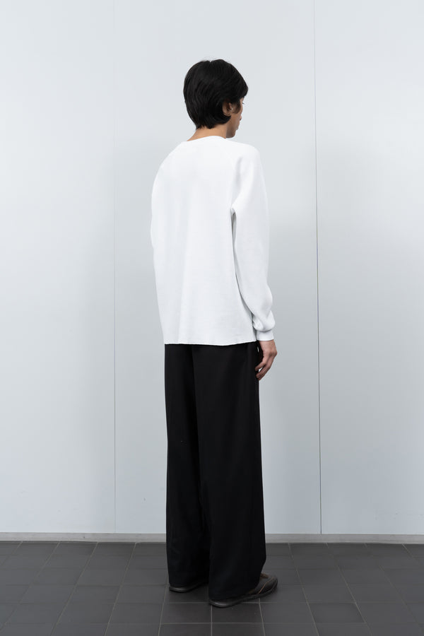 Lady White Co. RAGLAN THERMAL - WHITE