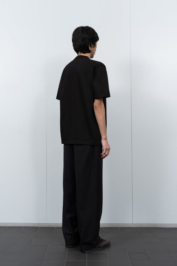 Lady White Co. RUGBY T-SHIRT - BLACK