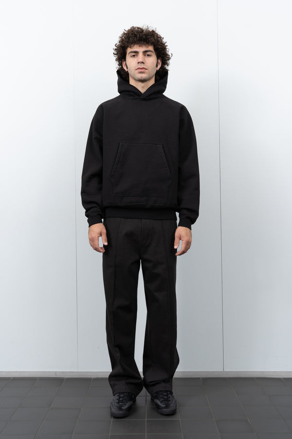 Lady White Co. SUPER WEIGHTED HOODIE - BLACK