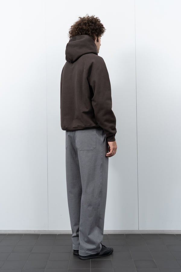 Lady White Co. SUPER WEIGHTED HOODIE - BLACK MUSHROOM