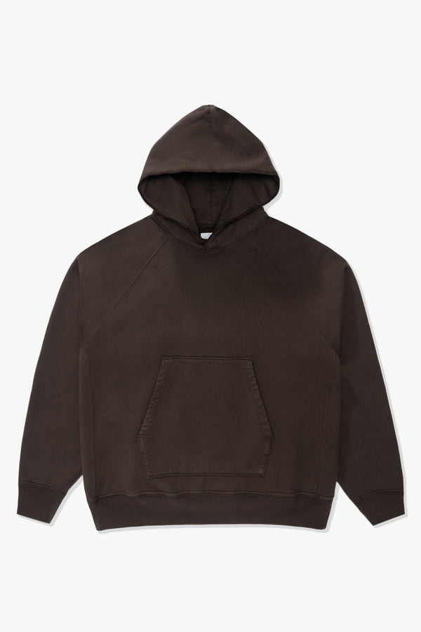 lady white co. SUPER WEIGHTED HOODIE - BLACK MUSHROOM
