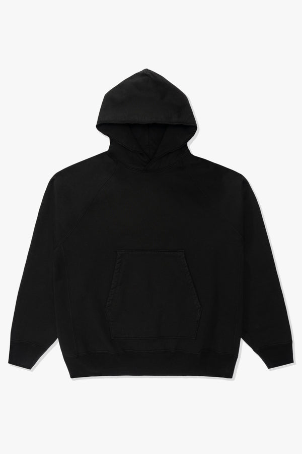 lady white co. SUPER WEIGHTED HOODIE - BLACK