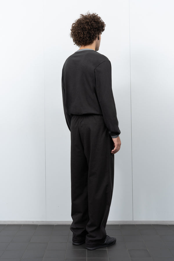 Lady White Co. TWO TONE L/S - PIGMENT CHARCOAL/KELP