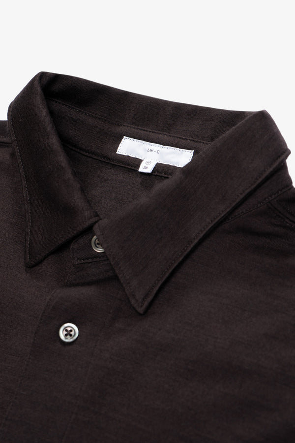 Lady White Co. WOOL BUTTON UP - WOODBERRY