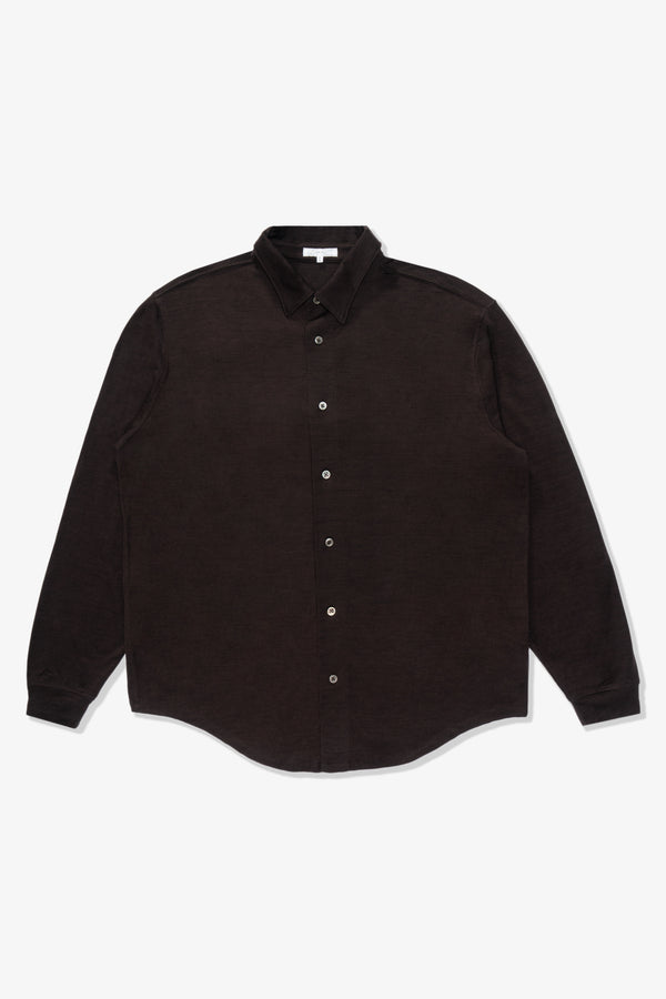 lady white co. WOOL BUTTON UP - WOODBERRY