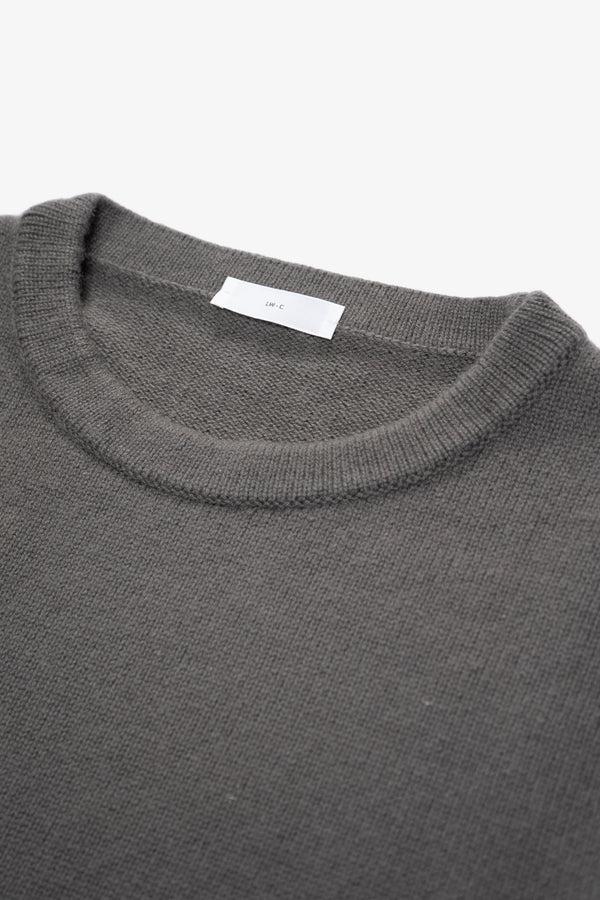 Lady White Co. WOOL CASHMERE SWEATER - MARINE GREY