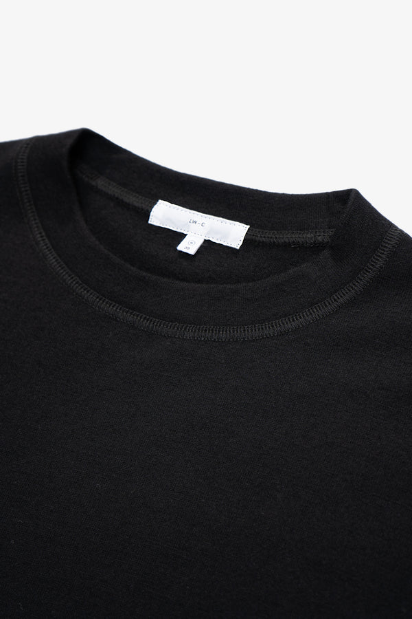 Lady White Co. WOOL JERSEY SWEATER - BLACK