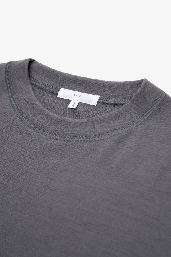 Lady White Co. WOOL JERSEY SWEATER - SLATE GREY