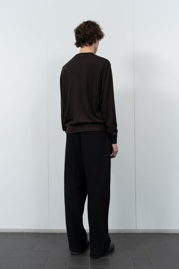 Lady White Co. WOOL JERSEY SWEATER - WOODBERRY