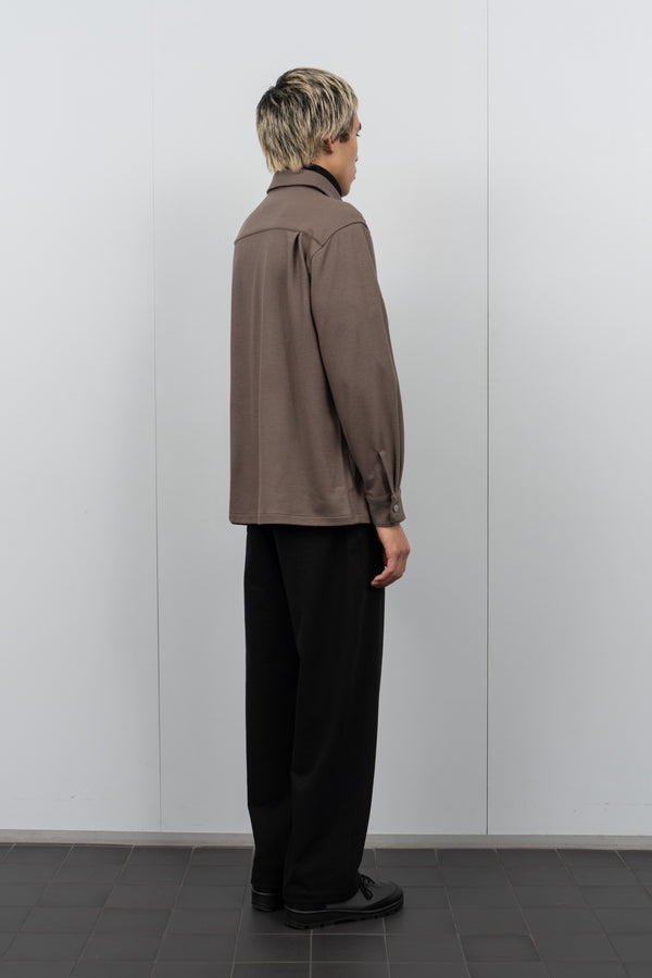 Lady White Co. WOOL OVERSHIRT - CEMENT