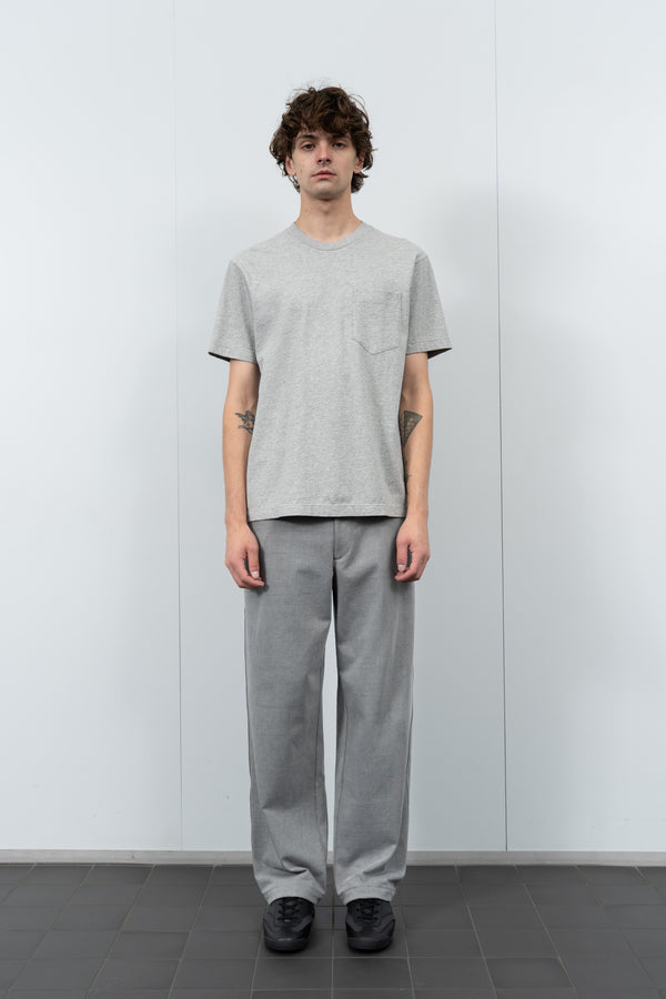 Lady White Co. MUNICIPAL POCKET T-SHIRT - HEATHER GREY