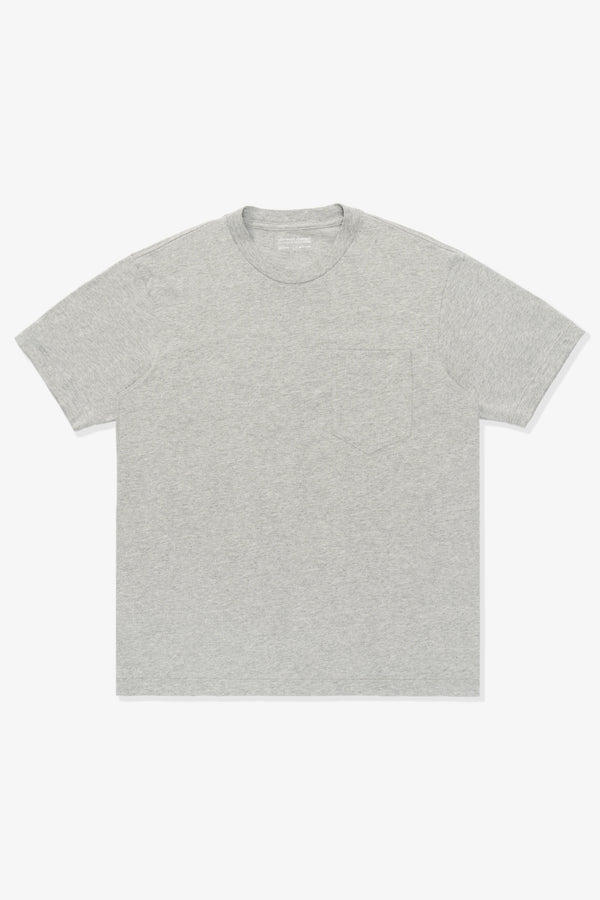 lady white co. MUNICIPAL POCKET T-SHIRT - HEATHER GREY