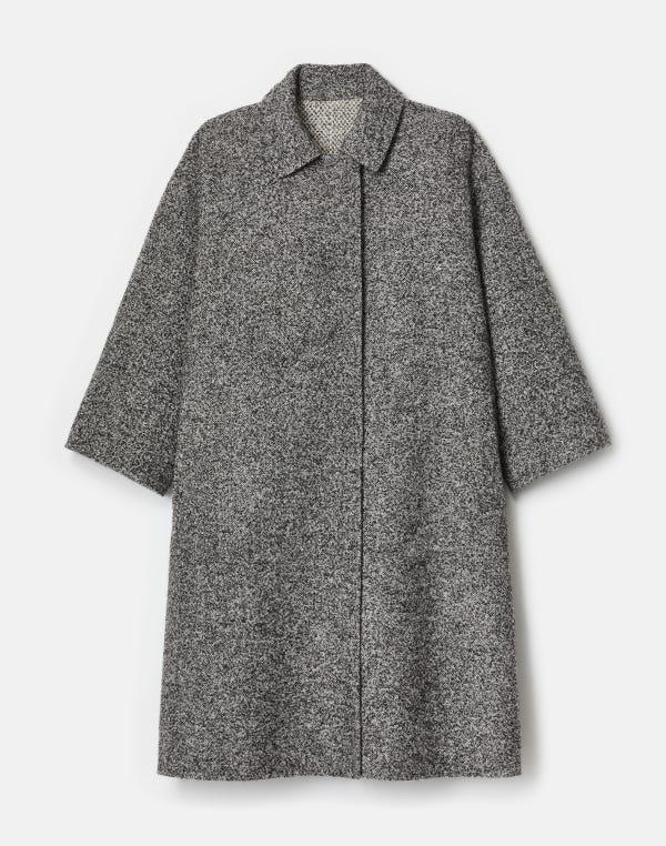 lafayette148 Alpaca-Wool Double Face Reversible Oversized Coat