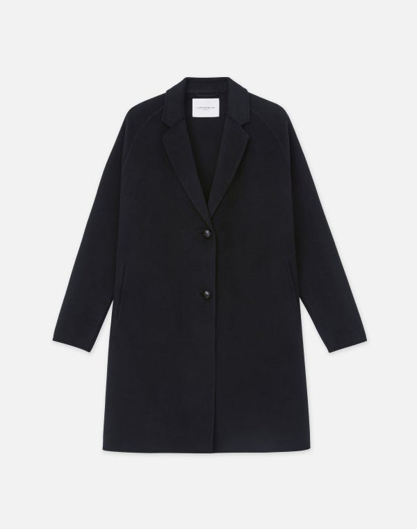 lafayette148 Cashmere Double Face Oversized Car Coat
