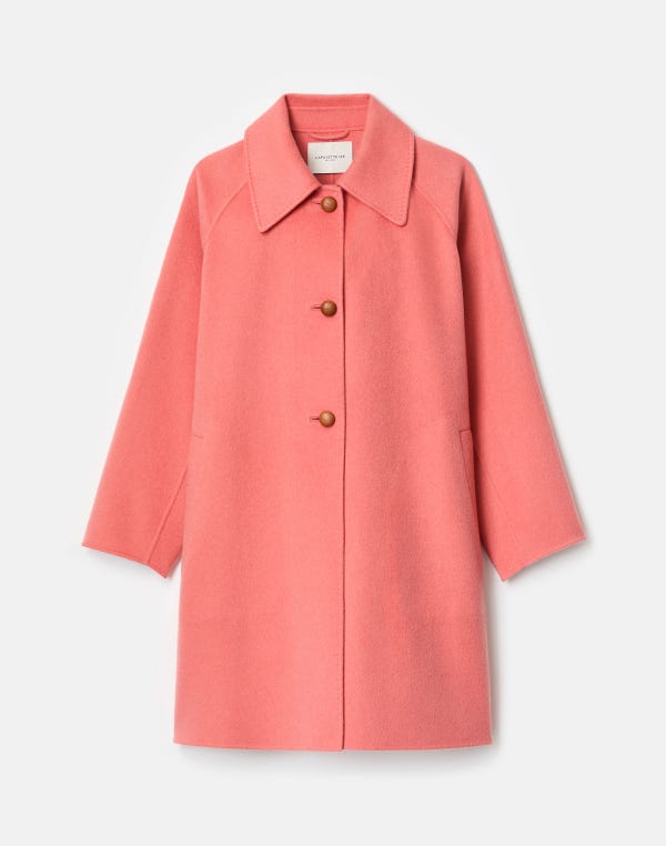 lafayette148 Cashmere Double Face Oversized Car Coat