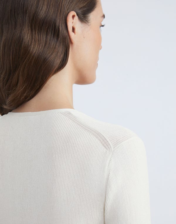 Lafayette148 Finespun Voile Open-Front Cropped Cardigan