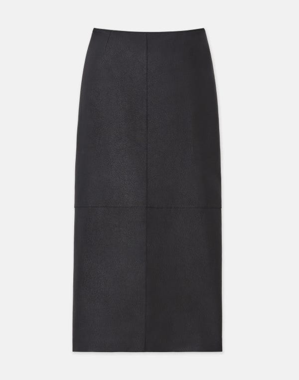 lafayette148 Full Grain Lambskin Leather Pencil Skirt