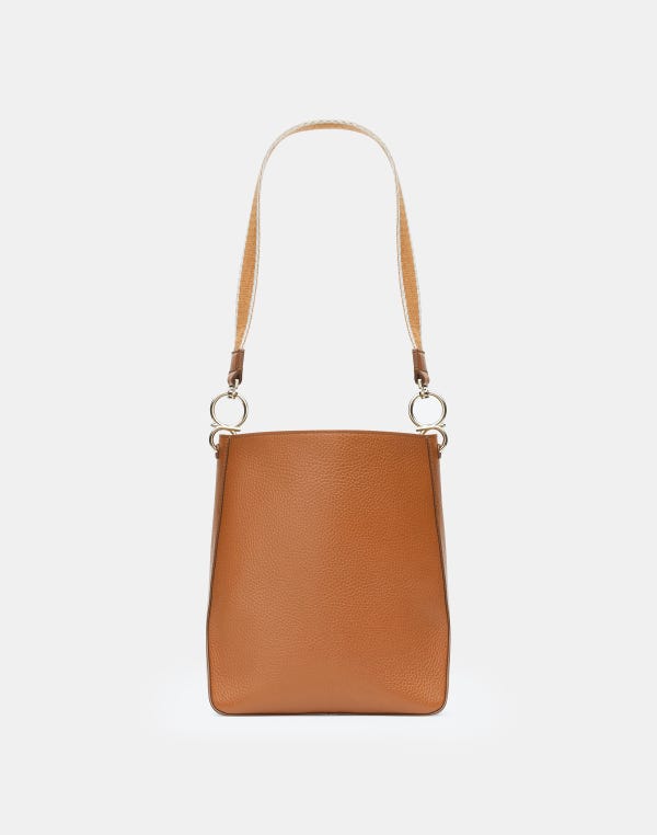 lafayette148 Grained Calfskin Leather 8 Knot Hobo—Small