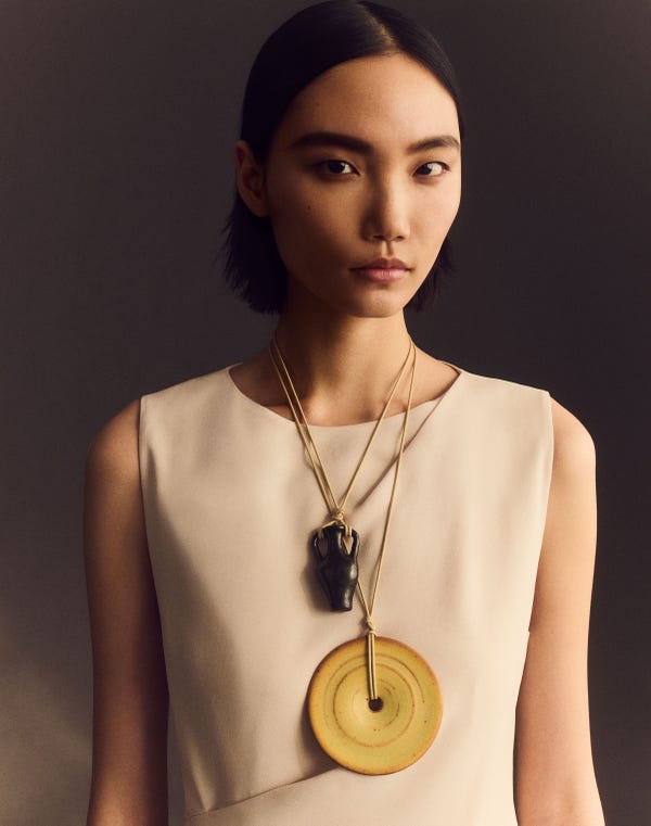 Lafayette148 Lafayette 148 X Yoona Hur Amphora Ceramic Pendant Necklace