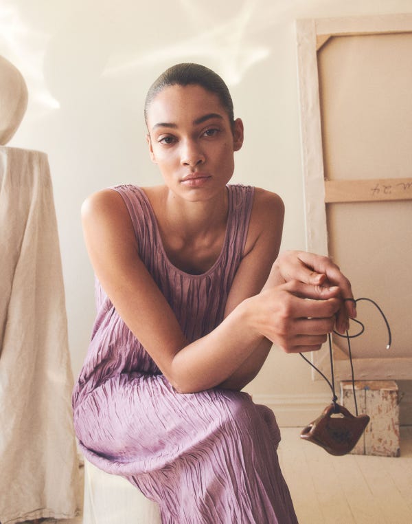 Lafayette148 Lafayette 148 X Yoona Hur Bird Vessel Ceramic Pendant Necklace