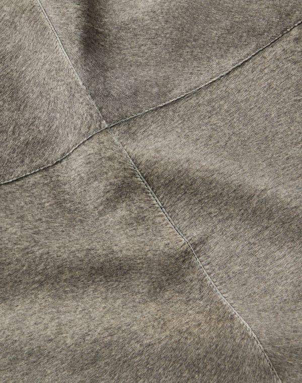 Lafayette148 Calf Hair Three Button Coat