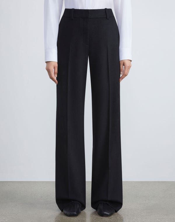 Lafayette148 Camel Hair Sullivan Pant