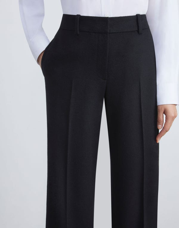 Lafayette148 Camel Hair Sullivan Pant