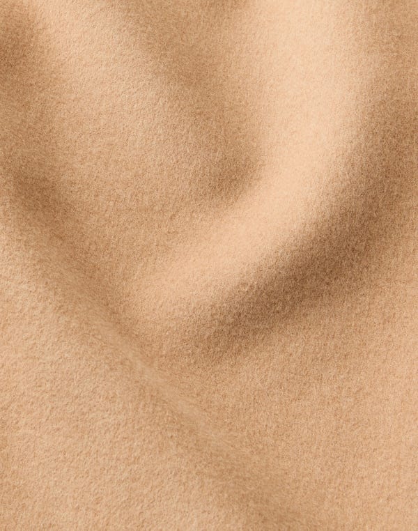 Lafayette148 Camel Hair Three Button Coat