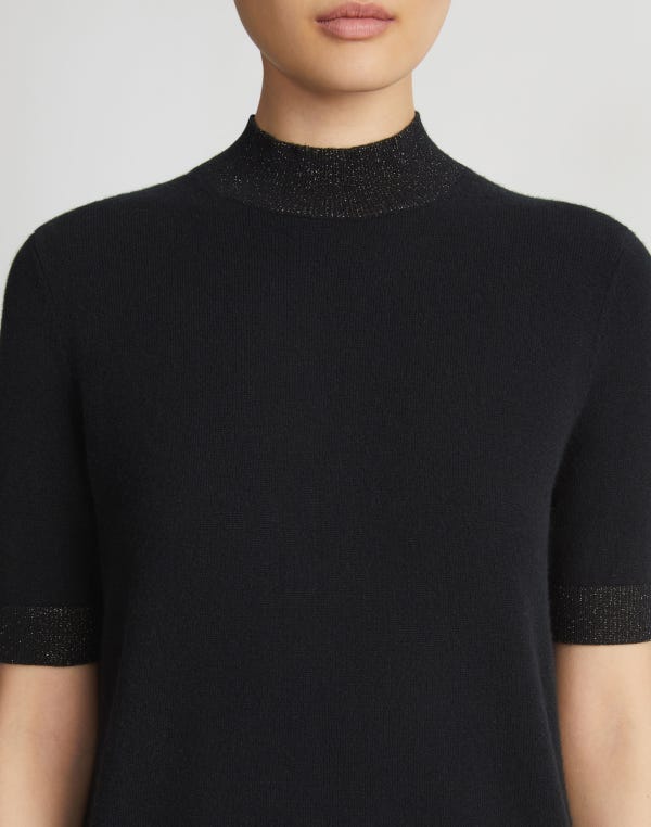Lafayette148 Cashmere Mockneck Sweater