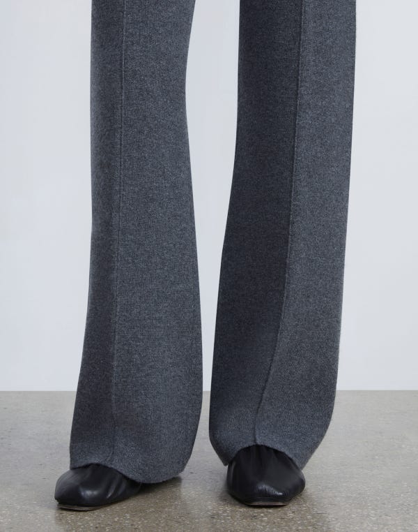 Lafayette148 Cashmere-Silk Double Knit Pant