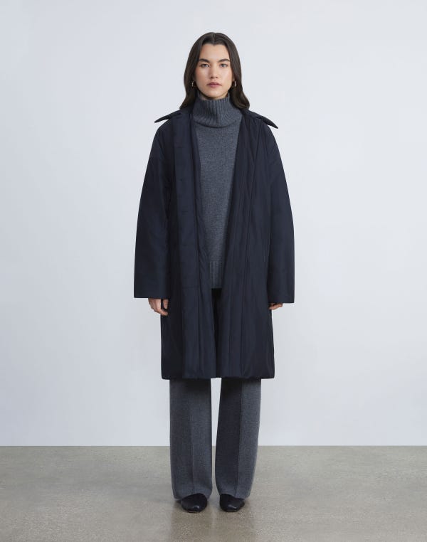 Lafayette148 Cashmere-Silk Double Knit Pant