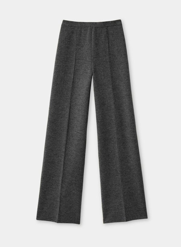 lafayette148 Cashmere-Silk Double Knit Pant