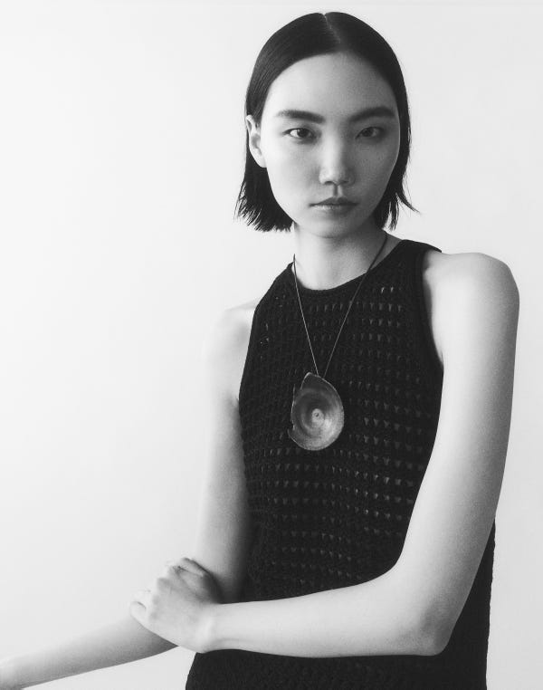 Lafayette148 Cotton-Silk Open Knit Racerback Tank