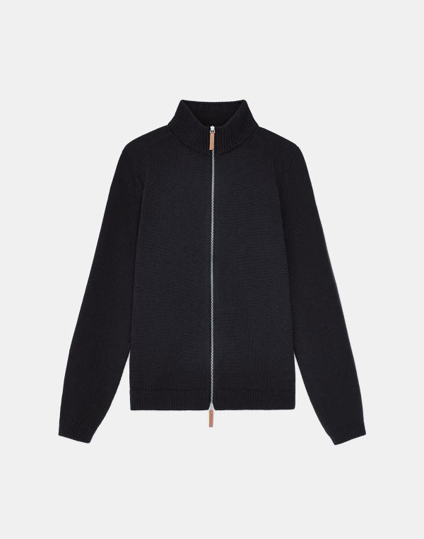 lafayette148 Cotton-Silk Tape Knit Bomber
