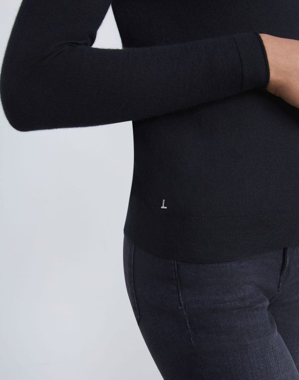 Lafayette148 Fine Gauge Cashmere Sweater