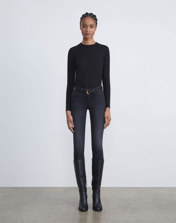 Lafayette148 Fine Gauge Cashmere Sweater